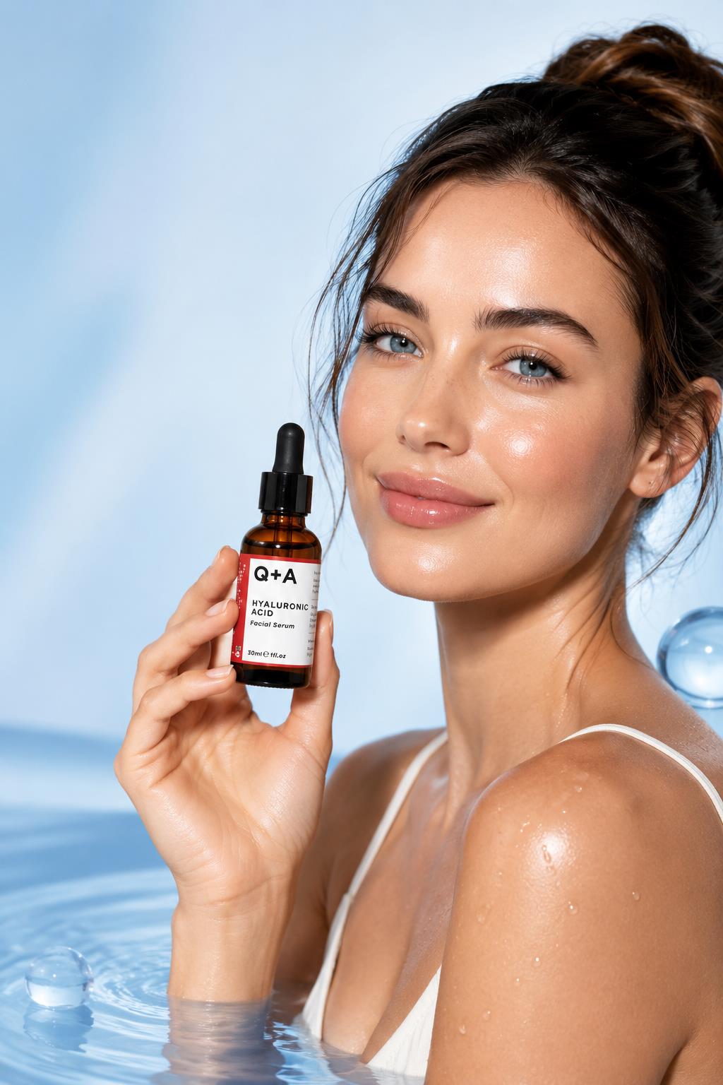 Q+A hyaluronzuur serum als voorbeeld van een hydraterend serum